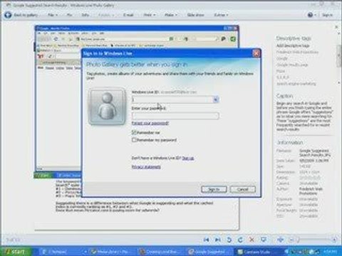 SEO your photos with 'Windows Live Photo Gallery