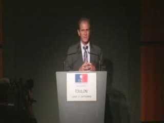 Discours d'Hubert Falco à Toulon