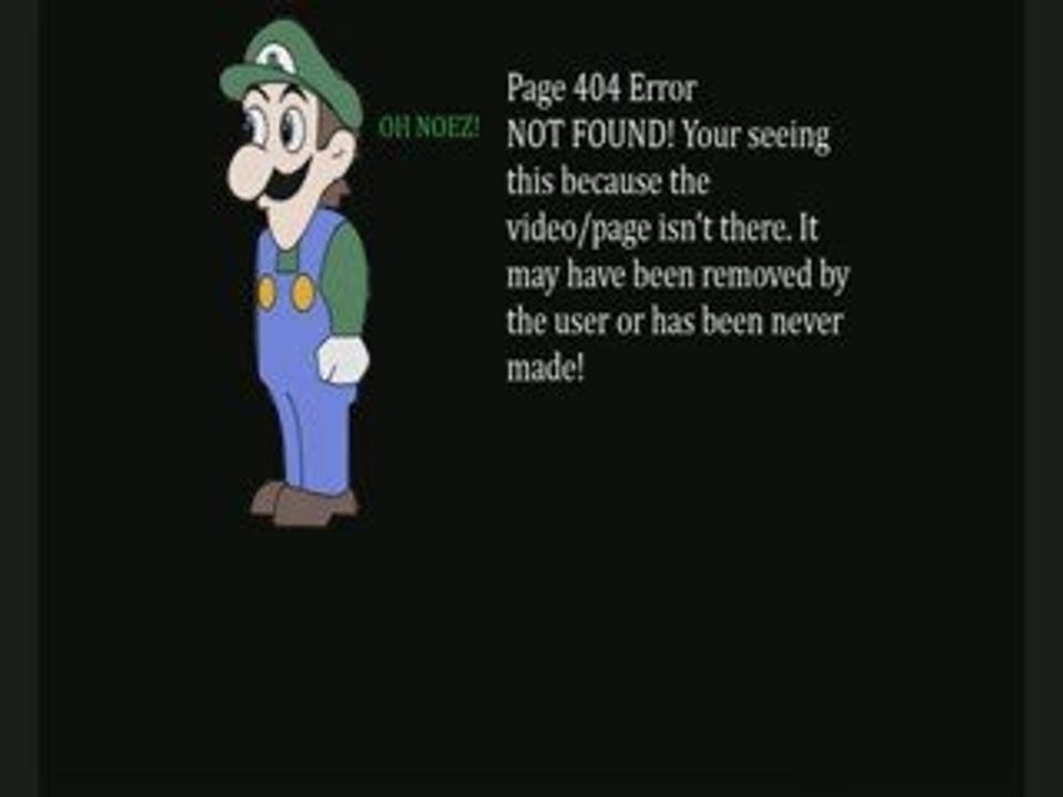 404 Error Not Found Video