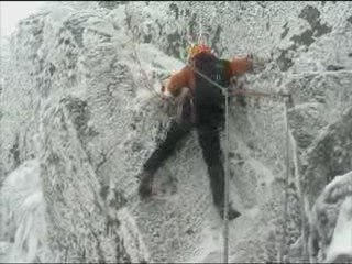 Climbing "Lost The Place" on Ben Nevis
