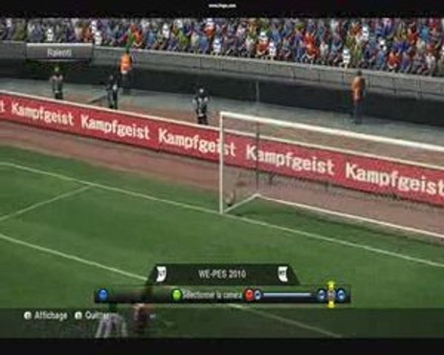 Frappe de messi imparable sur la démo de pes 2010