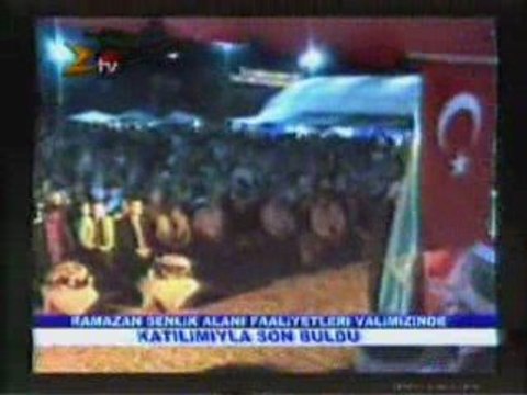 zile ramazan şenlik alanında son gece