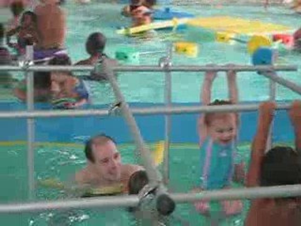 Constance à la piscine