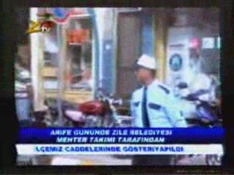 arife günü zile belediyesi mehter takımı gösteri yaptı