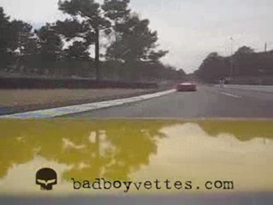Tour circuit du mans en Corvette Z06
