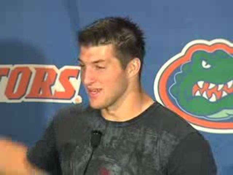 Tim Tebow Post Game UF vs UF