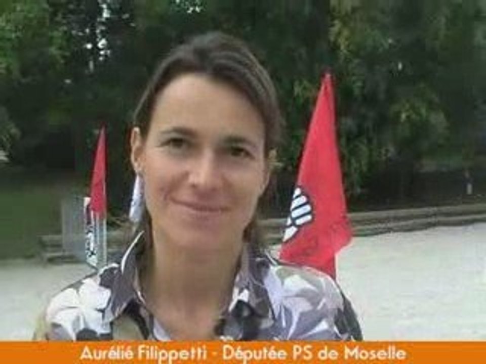 Aurélie Filippetti et les déchets nucléaires