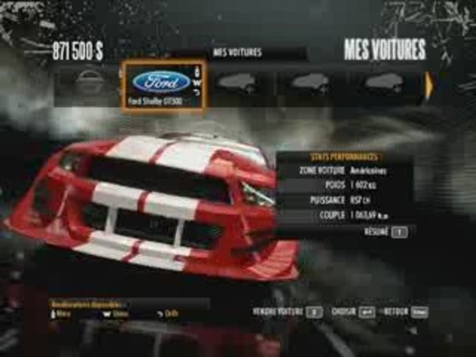 Ford Shelby GT500 Usine