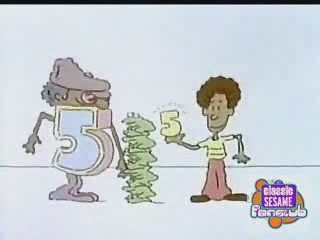 Classic Sesame Street animation - Jive Five