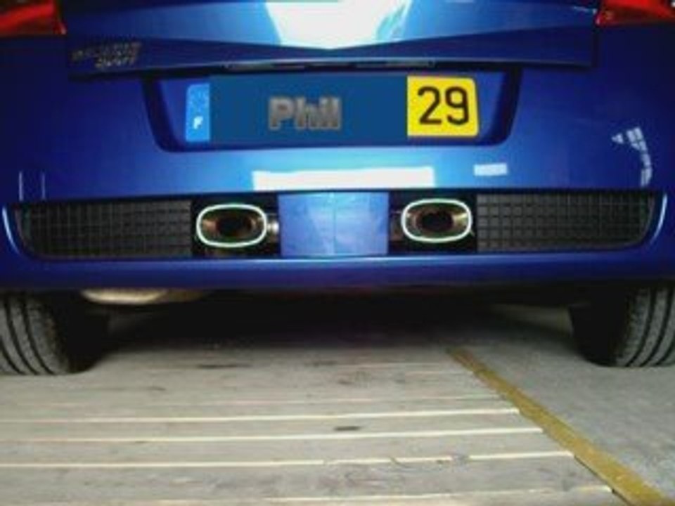 Mégane RS silencieux Devil + inter modifié