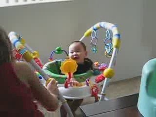 Alek playing with cousin Haley