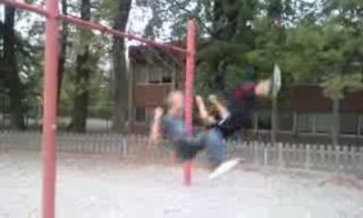 saut en balancoire