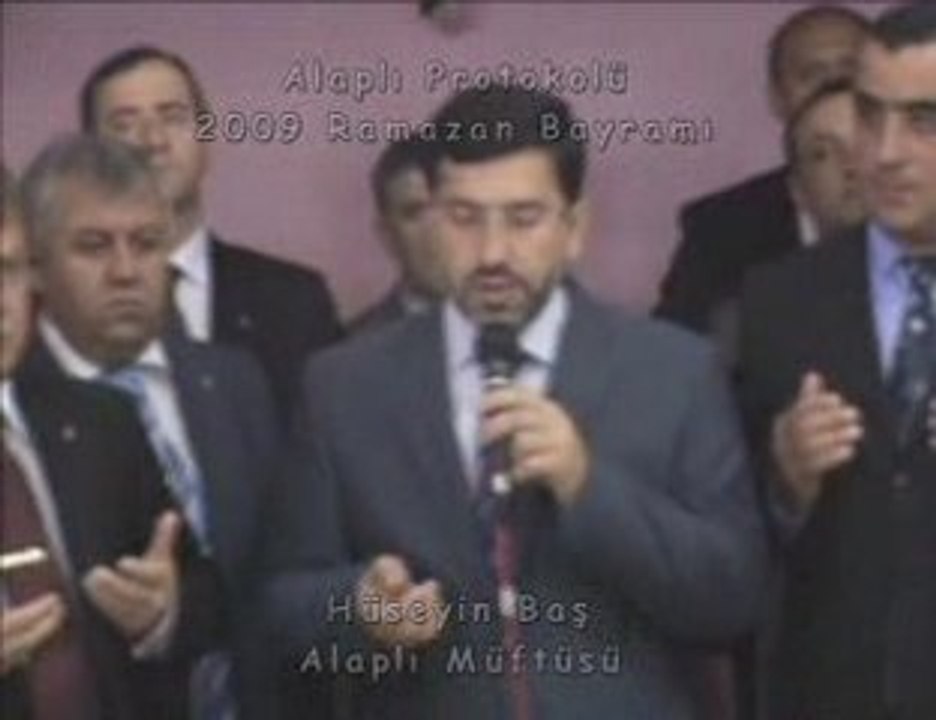 Alaplı Müftüsü bayram dua