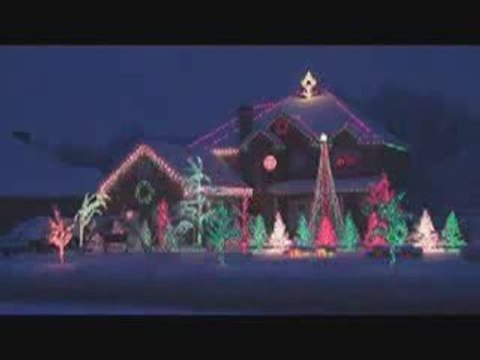 MAISON ILLUMINEE DE NOEL