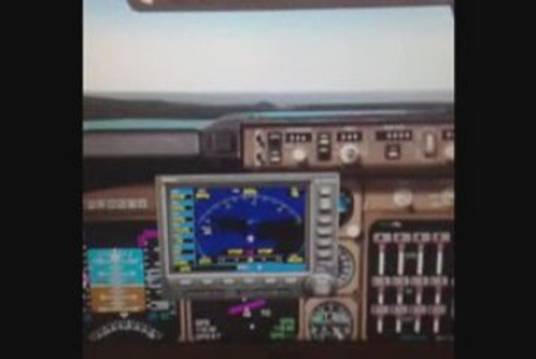 Descente sur Phuket 747-400 Thai Airways