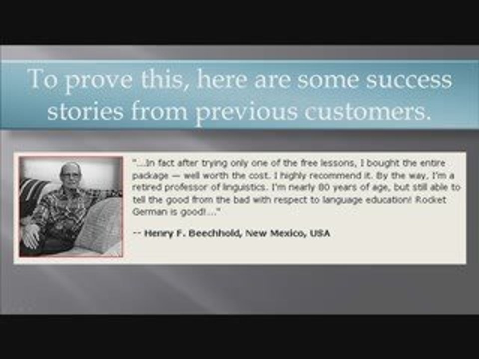 Learn and speak German fast and easy