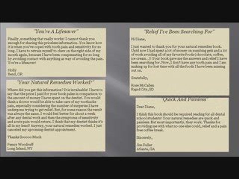 Easy Toothache Remedy