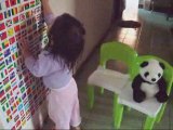 Tangkwa: teaching Panda how to sing Thai National Anthem.