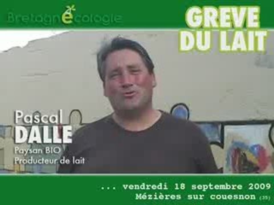 GREVE DU LAIT ... Parole de Paysan