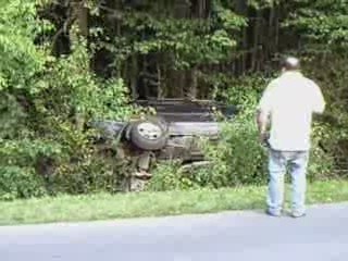 Feron : accident spectaculaire