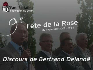 Discours de Bertrand Delanoë - Fête de la Rose (1/3)