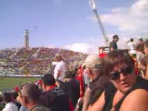 RCT - Toulouse dans le stade Vélodrome avant le match