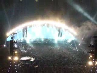 Coldplay Wembley : Fix you