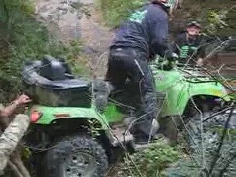 arctic cat au treuil quad