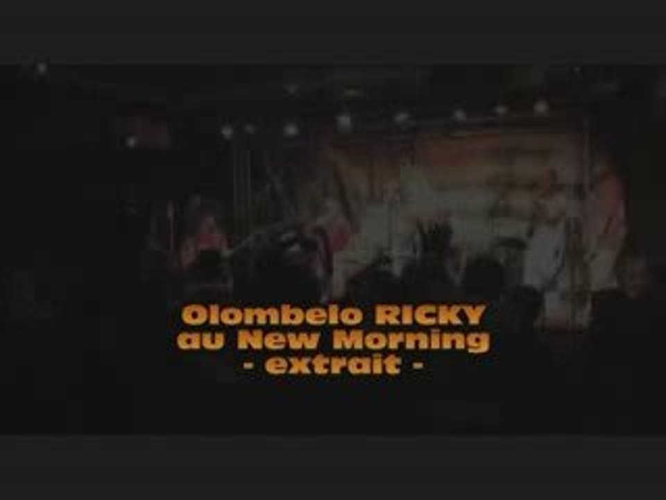 extrait du concert d'Olombelo RICKY au New Morning