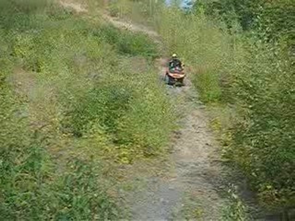 Descente terril TRV 1000 arctic cat