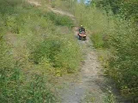 Descente terril TRV 1000 arctic cat