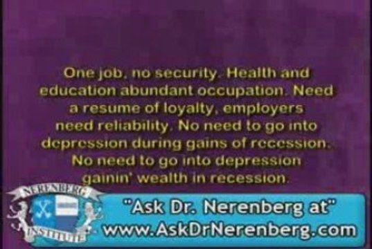 Jobs Recession Proof?