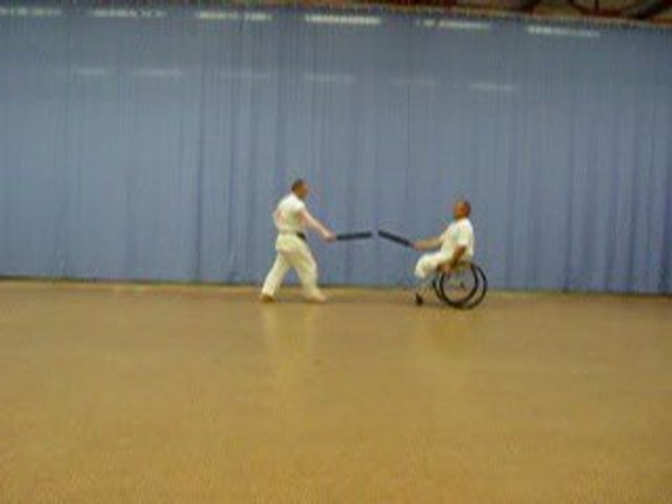 premiers mouvements du 1er kata chanbara