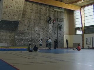 Reportage AS escalade du lycée Léonard de Vinci