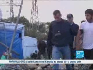 Refugee tents in Clais demolished by French police