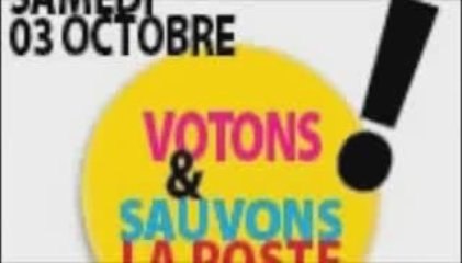 Non à la privatisation de la poste !