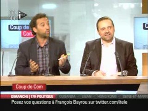 Bastien Millot à Coup de Com (iTélé) - 13/09/09