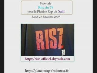 [MP3] Freestyle Risz du 78 avec Salif (21-09-09)