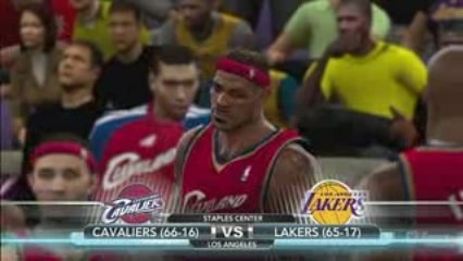 NBA 2K10 Xbox 360 Gameplay - Lakers Intro - Jeux Vidéo