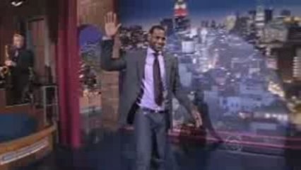 Lebron James Letterman Int