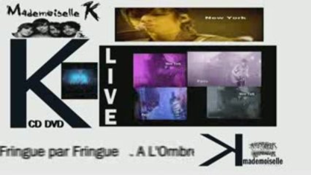 Mademoiselle K :... "Libres de pas faire comme on nous