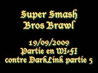 19/09/2009 - Smash Bros Brawl Wi-Fi - Contre DarkLink - P5