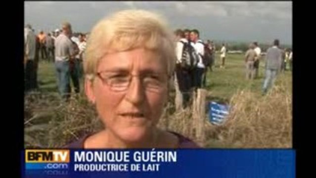 Des litres de lait au pied du Mont St Michel