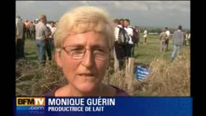 Des litres de lait au pied du Mont St Michel