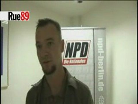 Interview du leader du NPD à Berlin pour Rue89