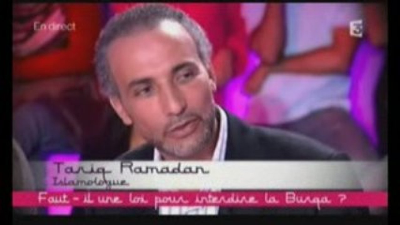 Tariq RAMADAN, le débat sur la burqa 1/2