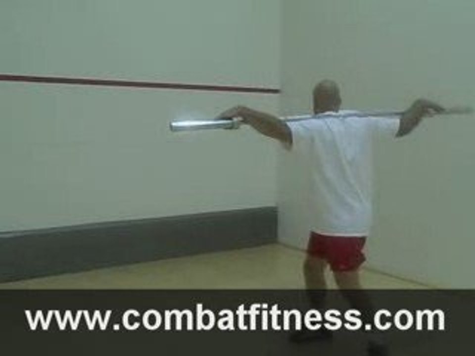 Standing Barbell Twists