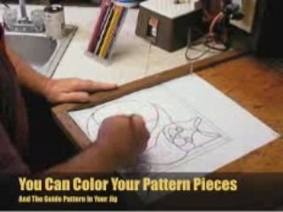 Cutting Stained Glass Pattern Pieces
