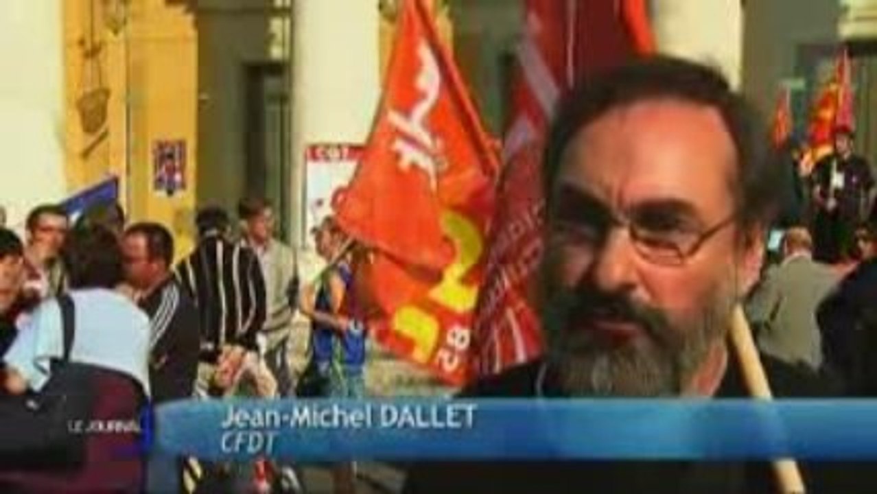 Grève des postiers à La Roche-Sur-Yon