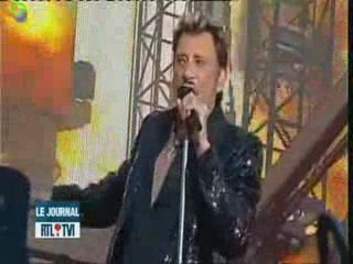 johnny hallyday r.t.l tvi 15.07.2009 concert tour eiffeil